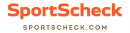 SportScheck Logo mit der Website SPORTSCHECK.COM darunter in orange-grauer Schrift auf weißem Hintergrund